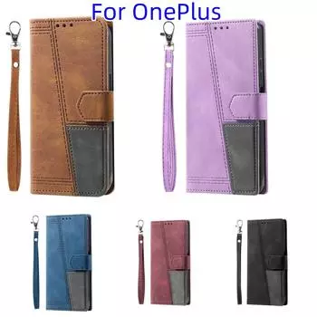 Для OnePlus 6,7,8,9,10,OnePlus Nord,OnePlus 8T,OnePlus 9R,OnePlus 10R... Дизайн сращивания в стиле ручной веревки. Чехол-кошелек из искусственной кожи с откидной подставкой. OnePlus 6 чёрный