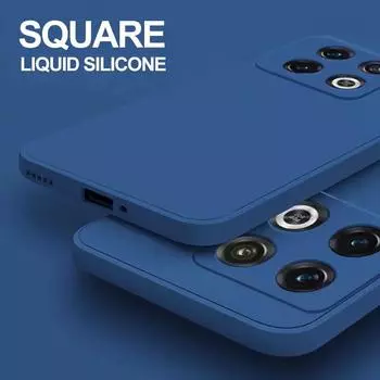 Для Oneplus 9 10 Pro Чехол квадратный жидкий силиконовый полный защитный объектив мягкий чехол для Oneplus 10 Pro One Plus 9 10 Pro For Oneplus 10 Pro