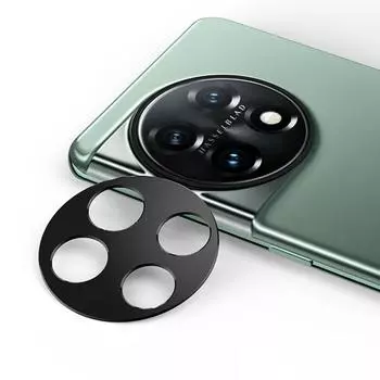 Для OnePlus Ace 2 11 11R чехол для объектива задней камеры One Plus Ace2 задняя часть из алюминиевого сплава металлическая защитная пленка для объектива камеры OnePlus Ace 2 чёрный