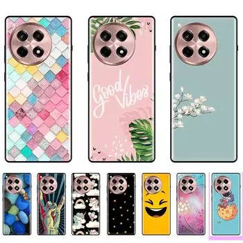 для OnePlus Ace 3 чехол черный роскошный Tpu мягкий задний чехол на Ace3 ударопрочный бампер ультра тонкий 6.78 дюймов белый