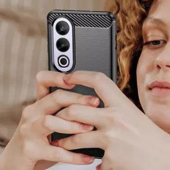 Для Oneplus Ace 3V 1+ace 3v силиконовый чехол противоударный матовый задний чехол для oneplus ace 3v чехлы для телефонов из углеродного волокна Coque Fundas For Oneplus Ace 3V чёрный