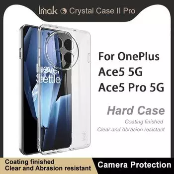 Для OnePlus Ace 5 Pro 5G чехол для телефона IMAK Wings II износостойкий чехол Crystal Pro OnePlus Ace 5 5G белый