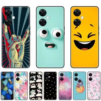 для Oneplus N30 чехол черный симпатичный силиконовый чехол на oneplusN 30 мягкий tpu полная защита CPH2515 ультратонкий бампер N30-Style 1