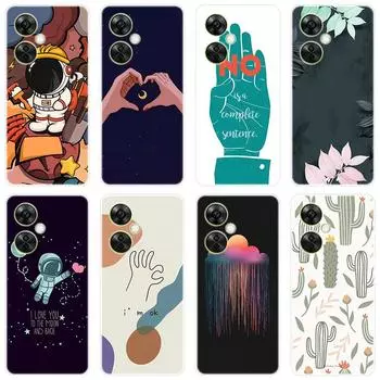 Для OnePlus Nord CE 3 CE3 Lite чехол Мягкая силиконовая задняя крышка Чехол для телефона с рисунком из мультфильма Разнообразие For OnePlus Nord CE3
