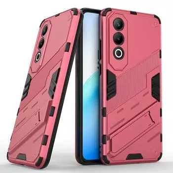 Для OnePlus Nord CE 4 3 2 CE4 CE3 CE2 Lite Punk Armor противоударный бампер прочный прорезиненный чехол для ПК с подставкой подставка держатель чехол оболочка Nord CE2 Lite красный