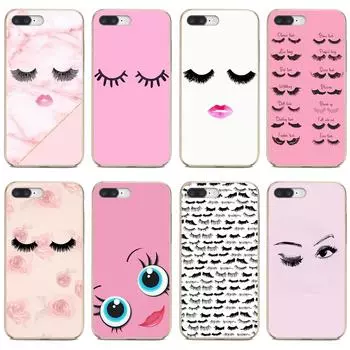 Для Oneplus One plus 3T 5T 6T 6 7 7T 8 Pro для LG K10 K8 K7 K4 2017 EUR силиконовый чехол для телефона с рисунком ресниц для девочек макияж Oneplus 3T