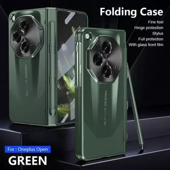 Для OnePlus открытый чехол с шарнирным покрытием, противоударный 360-градусный полноэкранный защитный чехол для объектива телефона для Oppo Find N3 с S Pen Oppo Find N3 красный