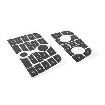 Для Opel Astra J Для Vauxhall Для Holden Astra Наклейка на кнопку радио Ремонтные наклейки Наклейки для приборной панели Климат-контроль CD MP3 Панель CHINA