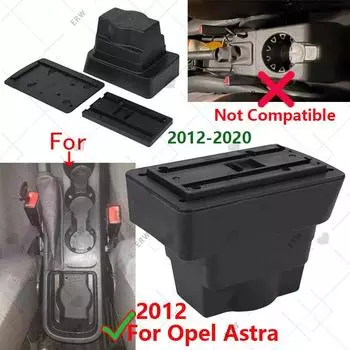 Для Opel Astra J Подлокотник Ящик Для Opel Astra Car Armrest 2012-2020 Ящик для хранения Модернизированная часть Автомобильные аксессуары Легко установить