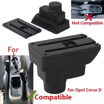 Для Opel Corsa Подлокотник Для Opel Corsa D Подлокотник для автомобиля Спинка салона Модернизированная часть Ящик для хранения Аксессуары простая установка