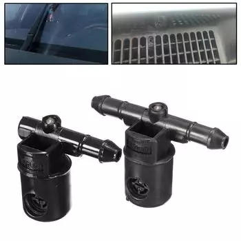 Для Opel Insignia A Astra GH Zafira AB Corsa D 2 шт. 12782508 Передняя сменная форсунка стеклоочистителя и омывателя 12782509 чёрный