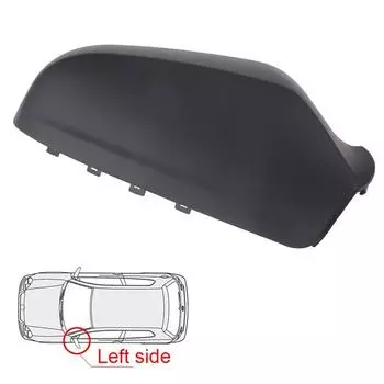 Для Opel Vauxhall Astra H 2004-2009 сменное боковое зеркало заднего вида автомобиля крышка крыла наружная отделка корпуса двери глянцево-черный авто Matte Black L