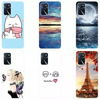 Для OPPO A16S силиконовый чехол из ТПУ, мягкий чехол для телефона для OPPO A16S, чехол