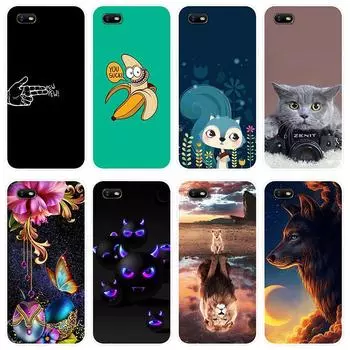 Для OPPO A1K OPPOA1K чехол Мягкая силиконовая задняя крышка Модный чехол для телефона с мультяшным рисунком For OPPO A1K белый