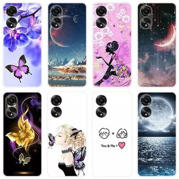 Для OPPO A38 4G силиконовый чехол из ТПУ, мягкая мультяшная задняя крышка OPPO A38 4G OPPOA38, защитный чехол OPPO A38 4G