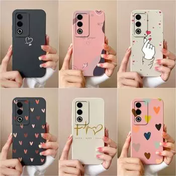 Для OPPO A3X A3 Pro Realme 13 Pro Plus 12 Pro+ чехол-протектор экрана супер ударопрочный тонкий силиконовый чехол-бампер Pretty Love Heart для OPPO Oppo A3x 5G (India)