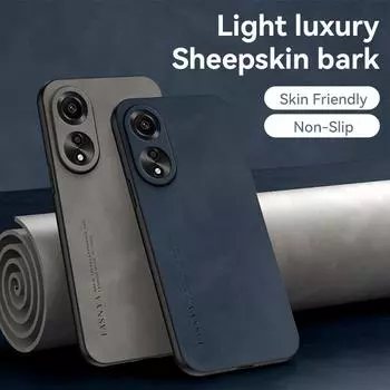 Для OPPO A57 A77S A78 A58 A74 4G 5G F1S A71 A72 A95 A31 чехол мягкий силиконовый край твердая задняя крышка чехол для телефона из искусственной кожи For OPPO A78 5G синий