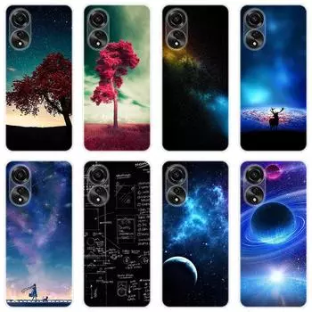 Для OPPO A58 A 58 4G чехол Мягкая силиконовая задняя крышка чехол для телефона с рисунком Звездное небо For OPPO A58 4G
