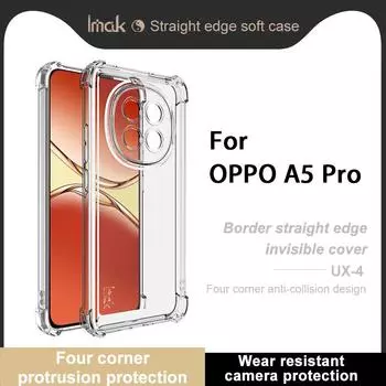 Для OPPO A5 Pro 5G чехол для телефона IMAK UX-4 ударопрочный мягкий чехол OPPO A5 Pro 5G белый