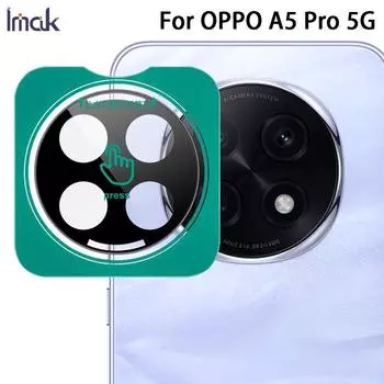 Для OPPO A5 Pro 5G стекло IMAK черная версия Высокое разрешение стеклянная пленка для объектива самопозиционирующаяся версия OPPO A5 Pro 5G