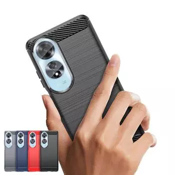 Для OPPO A60 Чехол OPPO A60 Чехол Роскошный Силиконовый Бампер Матовый Полностью Ударопрочный TPU Защитный Чехол Для Телефона OPPO A60 OPPO A60 чёрный