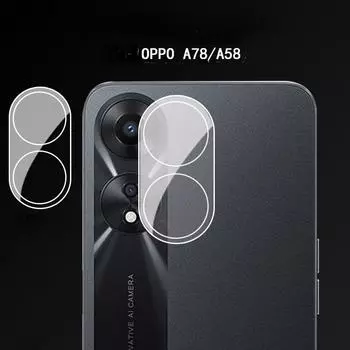 Для Oppo A78 A58 5G 3D защита объектива камеры Закаленное стекло задняя крышка для OppoA78 OPPOA58 Защитная пленка для объектива и экрана For Oppo A58 5G