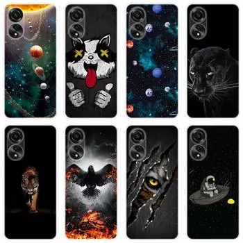 Для OPPO A78 OPPOA78 4G чехол Мягкая силиконовая задняя крышка Чехол для телефона с рисунком из мультфильма Инновационный чехол For OPPO A78 4G