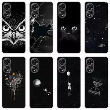 Для OPPO A78 OPPOA78 4G чехол Мягкая силиконовая задняя крышка чехол для телефона с рисунком мультфильма Креатив For OPPO A78 4G