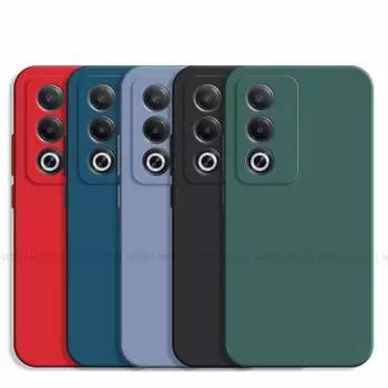 Для OPPO A80 5G чехол OPPO A80 5G чехол Coque роскошный TPU противоударный жидкий силиконовый защитный чехол для телефона задняя крышка для OPPO A80 5G OPPO A80 5G чёрный