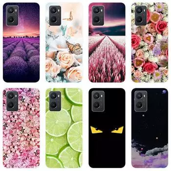 Для OPPO A96 A 96 OPPOA96 чехол Мягкая силиконовая задняя крышка чехол для телефона с рисунком Звездное небо For OPPO A96