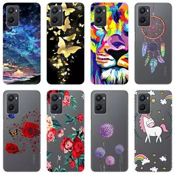 Для OPPO A96 A 96 OPPOA96 чехол Мягкая силиконовая задняя крышка чехол для телефона с рисунком For OPPO A96