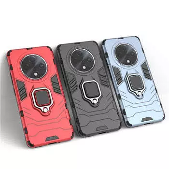 Для OPPO F27 Pro+ Чехол OPPO F27 Pro Plus Чехол 6,7 дюймов Бронированный палец Кольцо Жесткий противоударный защитный бампер для OPPO F27 Pro+ For OPPO F27 ProPlus