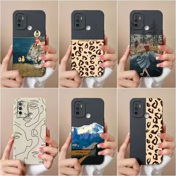 Для OPPO F5 Youth F11 F9 F17 F19 Find X5 Lite Pro Чехол Модный дизайн Черно-белые мягкие силиконовые чехлы Противоударный матовый чехол для телефона OPPO Бампер OPPO F5