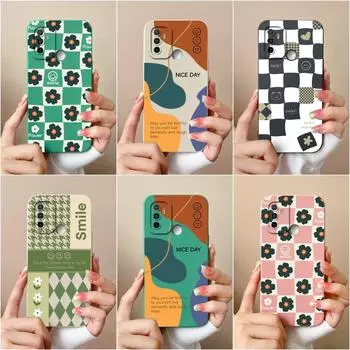 Для OPPO F9 F11 F17 F19 F21S Pro Find X5 Lite Pro чехол для телефона Модный клетчатый узор Мягкие силиконовые противоударные матовые чехлы для телефонов для бампера OPPO OPPO F5