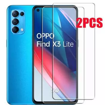 Для OPPO Find X3 Lite закаленное стекло Защитная пленка для X3Lite CPH2145 6,43 дюйма For F21 Pro 5G чистый