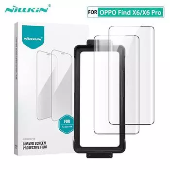 Для OPPO Find X6 Pro пленка NILLKIN, 2 шт., ударопрочная изогнутая защитная пленка для экрана для OPPO Find X6, мягкая пленка, не стекло OPPO Find X6