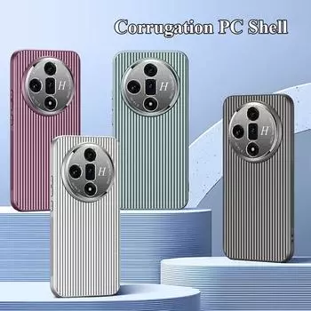 Для Oppo Find X7 X6 Pro Ultra Metal Lens All Inclusive Защитная пленка с прямыми краями, гофрированная, Нескользящая, противоударная, задняя крышка для ПК Find X6 чёрный