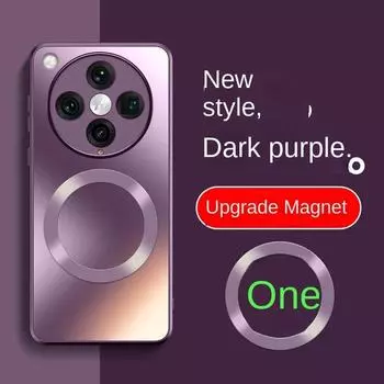 Для OPPO Find X8 Pro X7 Ultra X6 X5 Pro Беспроводная зарядка Magsafe Защитный противоударный матовый жесткий бампер из ПК для OPPO A97 A96 A93 A92S For Find X8 чёрный