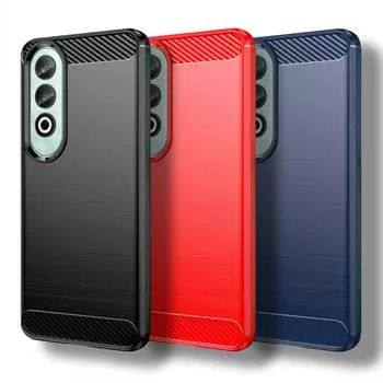 Для OPPO K12 5G Чехол для OPPO K12 Чехол 6,7 дюймов из углеродного волокна Противоударный силиконовый защитный бампер для OPPO K12 Fundas For OPPO K12 5G чёрный