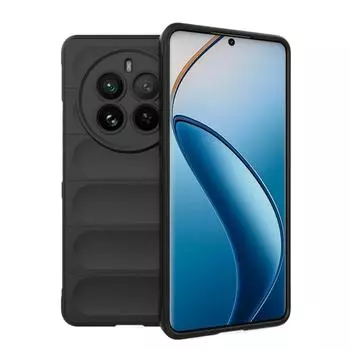 Для OPPO Realme 12 Pro Plus 12 Plus 5G задняя крышка чехол мягкий силиконовый противоударный чехол для телефона Funda Coque Cases For Realme 12 чёрный