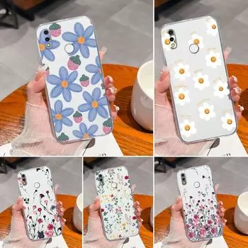 Для Oppo Realme 5 5i X7 X X2 7 8 9 Pro 6 6i 3 V3 V5 летний минималистичный свежий стиль чехол для телефона прозрачный силиконовый чехол против отпечатков пальцев для Oppo Capa Realme 3