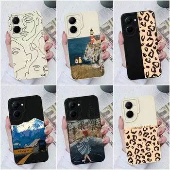 Для OPPO Realme C11 12 15 17 C33 C55 C35 C20 GT Neo2T чехол для телефона Роскошный матовый защитный квадратный жидкий силиконовый мягкий чехол из ТПУ для Realme Funda Coque Bumper Realme C11