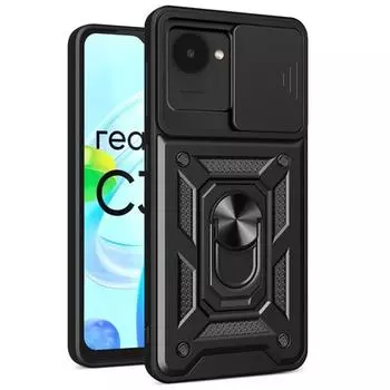 Для OPPO Realme C30 4G чехол Броня Магнитное кольцо-подставка-держатель задняя крышка для Realme C 30 RealmeC30 2022 RMX3581 Чехлы для телефонов For Realme C30 4G синий
