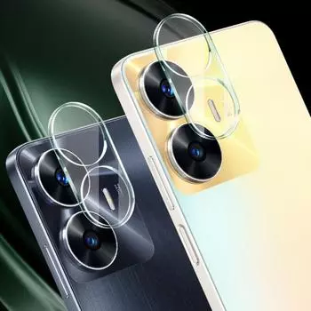 Для OPPO Realme C55 Realmy C55 C 55 55C 4G 6,72 Оригинальный 3D объектив камеры, задняя крышка, защитная пленка из закаленного стекла For Realme C55 чистый