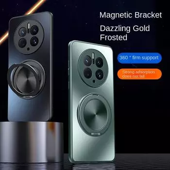 Для OPPO Realme GT 5 Pro Чехол Жесткий Матовый С Кольцом Магнитный Защитный Чехол Для OPPO Realme GT Neo 5 Se GT5 Pro Shell For Realme GT5 Pro чёрный