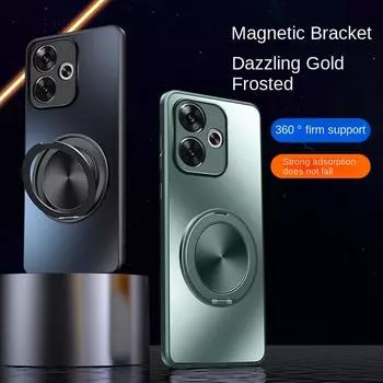 Для OPPO Realme GT 6 6T чехол жесткий AG матовый с кольцом магнитный защитный чехол для OPPO Realme GT Neo 6 Se Neo6 Shell For Realme GT 6 чёрный