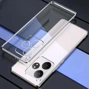 Для OPPO Realme GT Neo6 SE 6 6T гальванический чехол для телефона объектив все включено силиконовый мягкий чехол Realme GT Neo6