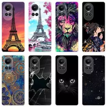 Для OPPO Reno10 Reno 10 Pro A98 A 98 5G чехол Мягкая силиконовая задняя крышка чехол для телефона с рисунком для творчества For OPPO A98 5G