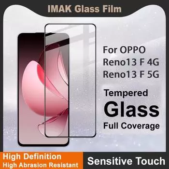 Для OPPO Reno13 F 4G 5G Glass IMAK Full Coverage Tempered Glass Film Pro+ Series OPPO Reno13 F 4G