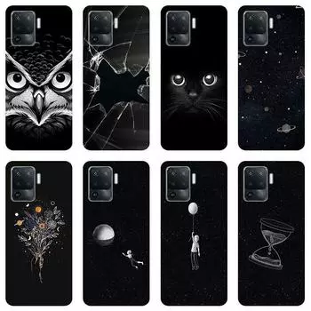 Для OPPO Reno5 lite Reno 5 lite чехол Мягкая силиконовая задняя крышка Чехол для телефона с рисунком из мультфильма Креатив For OPPO Reno5